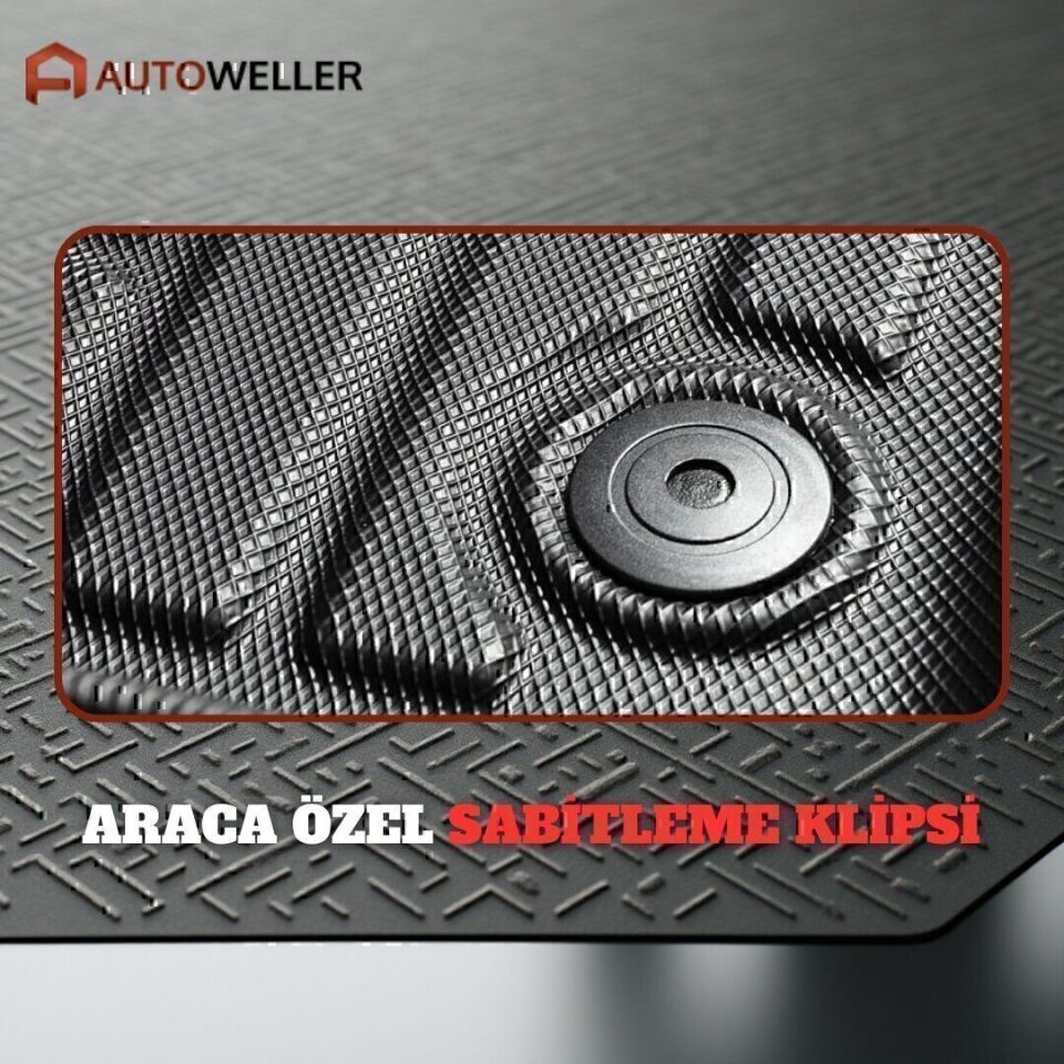 Kia Rio Sedan 2005-2011 Havuzlu Paspas