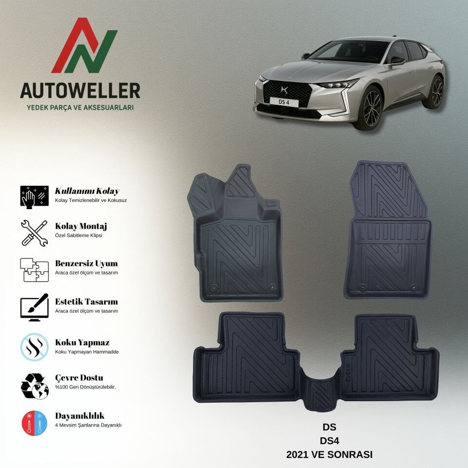 Ds4 2021 Sonrası Havuzlu Paspas