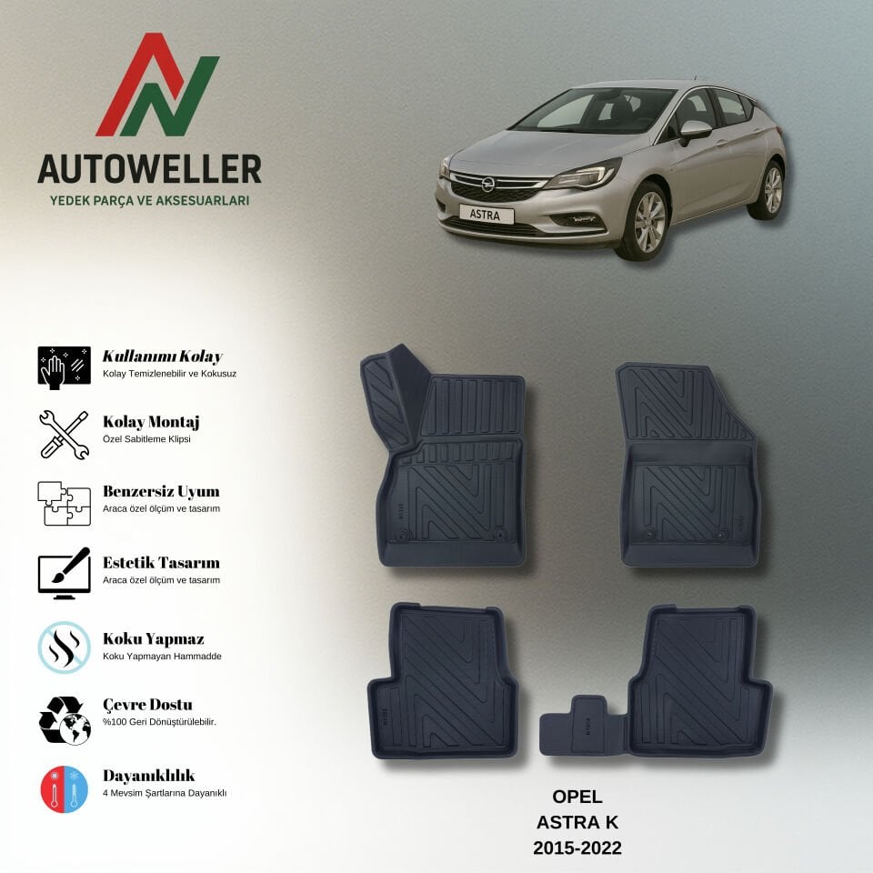 Opel Astra K 2015-2022 Havuzlu Paspas
