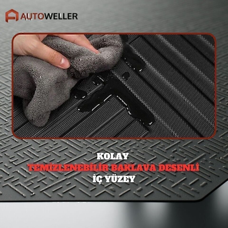 Renaut Clio 5 2019 Sonrası Havuzlu Paspas