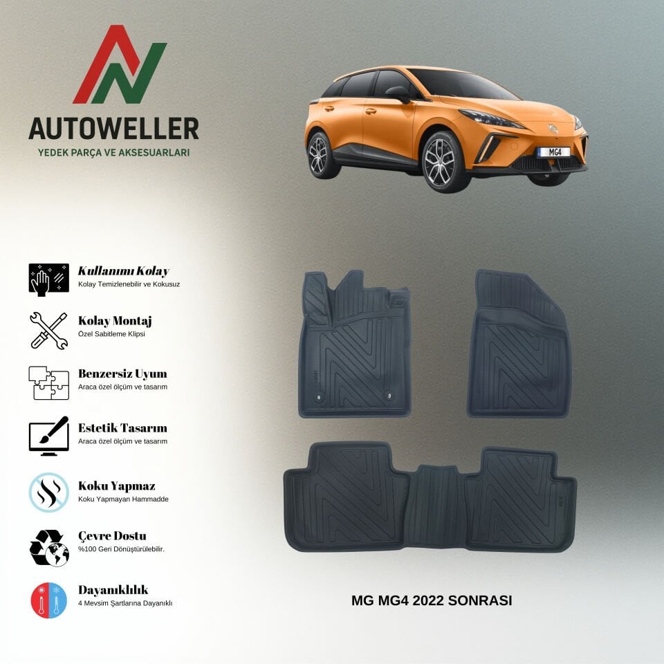 MG4 2022 Sonrası Havuzlu Paspas