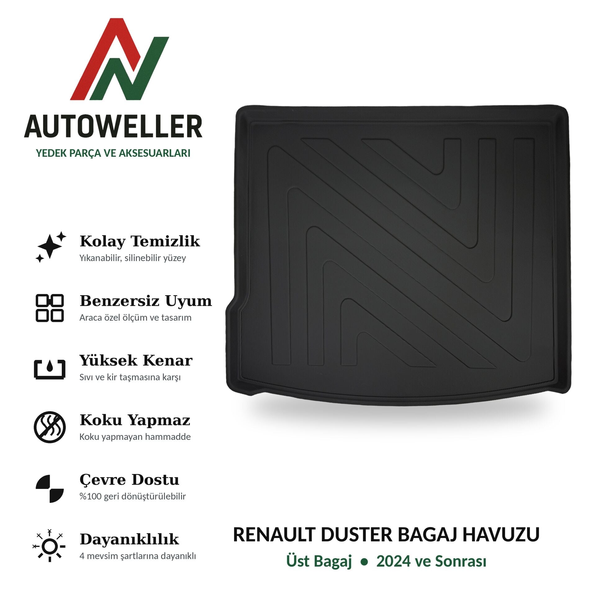 Renault Duster 2024 Sonrası Bagaj Havuzu | Üst Bagaj