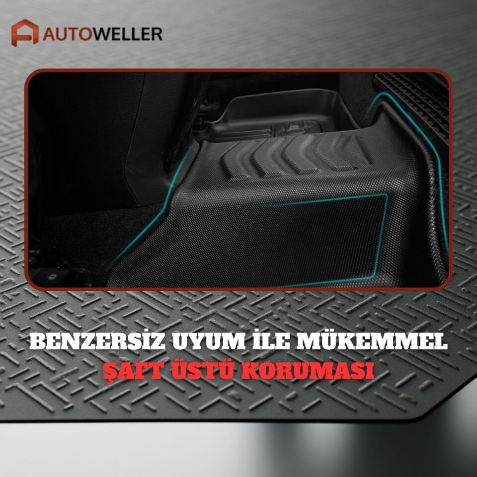 Audi Q2 2016 Sonrası Havuzlu Paspas