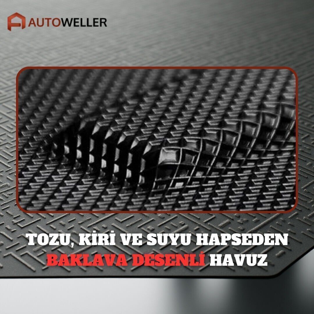 Audi A3 2013-2020 Havuzlu Paspas