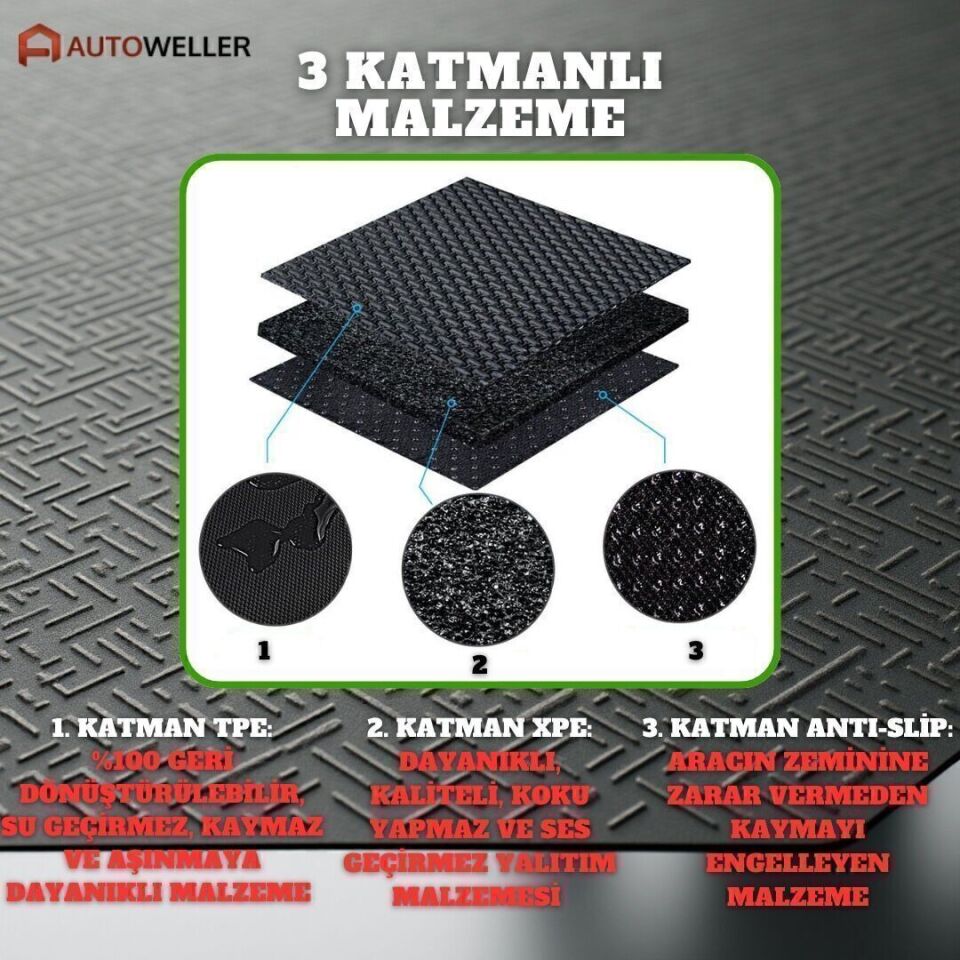 Citröen Xsara 1997-2006 Havuzlu Paspas